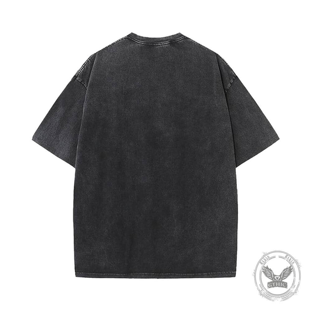 No Gods No Masters Graphic Vintage Washed T-shirt