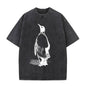Vintage Washed Penguin Drinking Beer T-shirt