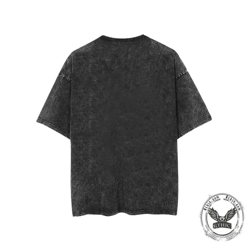 Vintage Washed Scared Cat T-shirt