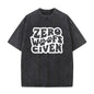 Vintage Washed Zero woofs given T-shirt