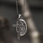 Virgin Mary Cross Stainless Steel Pendant