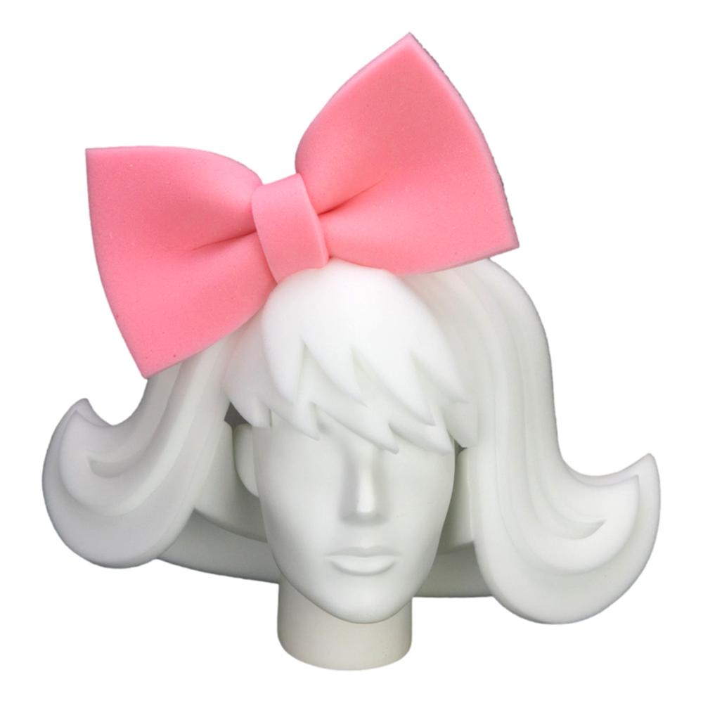 Wig with Large Bow
