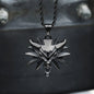 Wild Hunt Wolf Head Stainless Steel Pendant