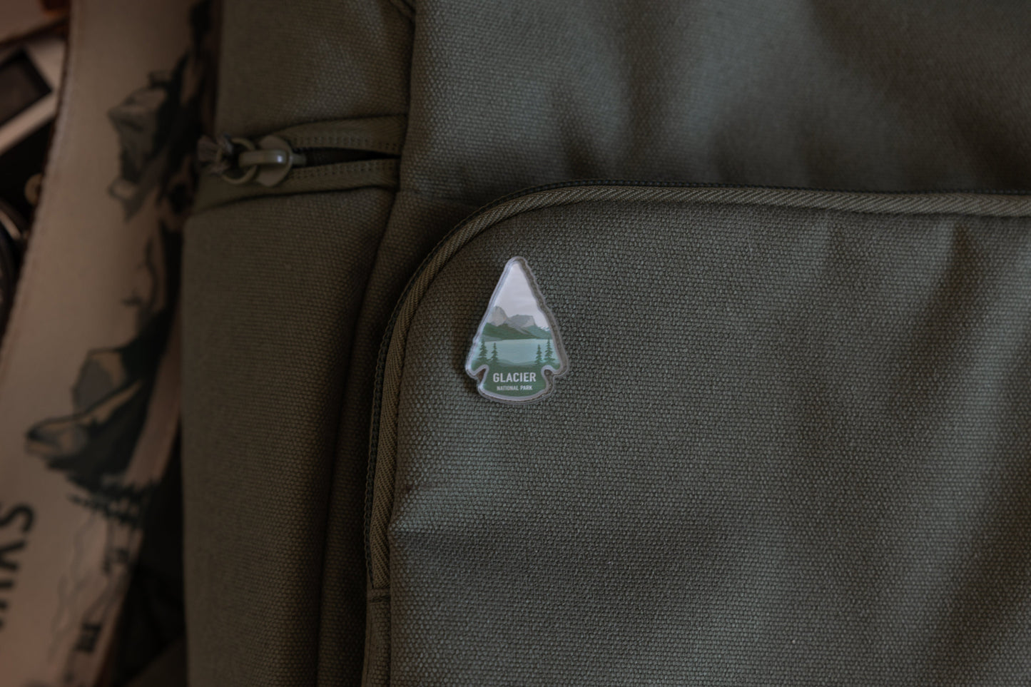 Glacier National Park Acrylic Pin