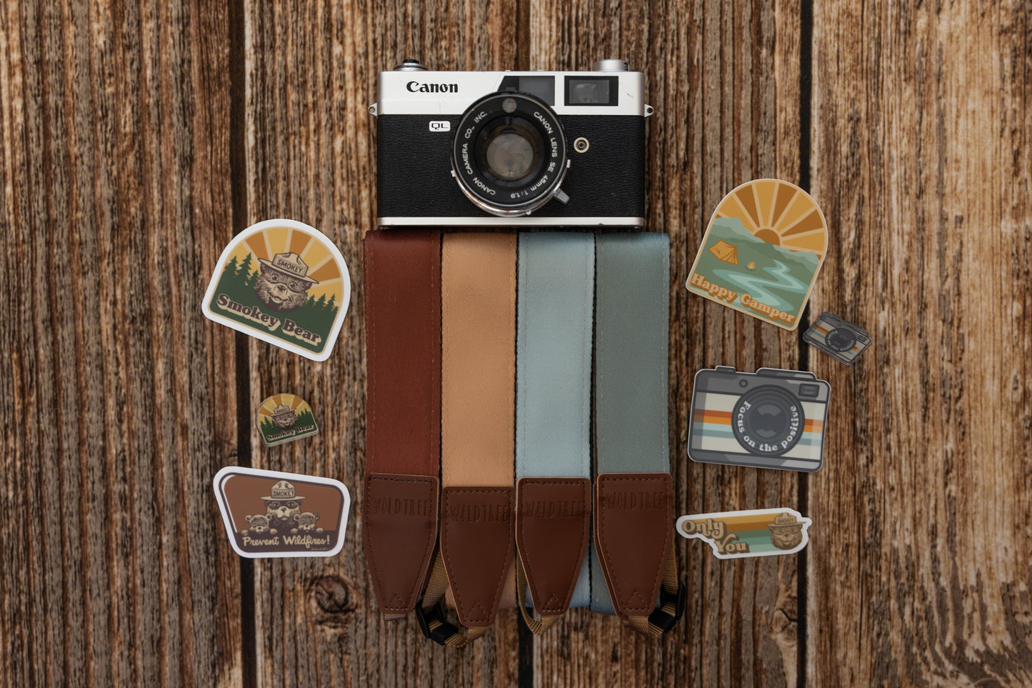 Retro Camera Acrylic Pin