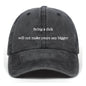 Will Not Make Yours Any Bigger T-shirt Shorts Hat