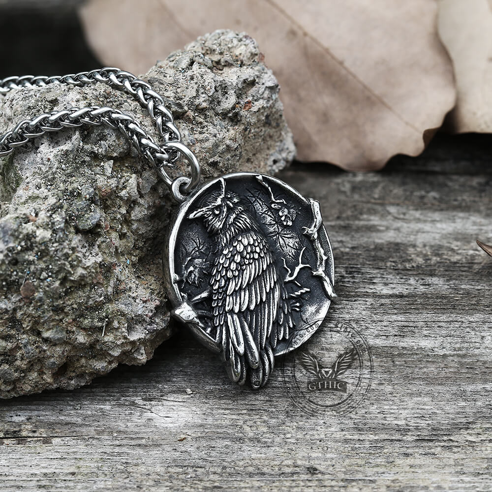 Wisdom Owl Stainless Steel Pendant