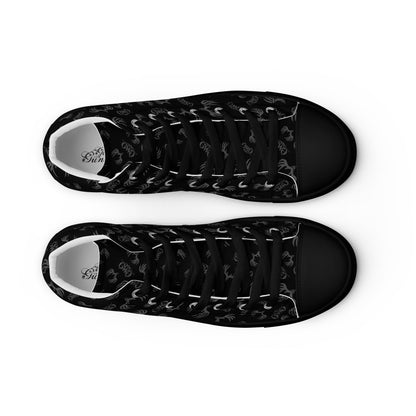 Buck Burnout High Top Canvas Shoes