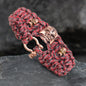 Woven Alloy Skull Paracord Bracelet