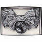 Vittorio Farina Men's Design XL Bow Tie, Pocket Square and Flower Lapel Pin in Gift Box